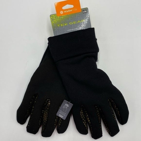 Tek Gear Warm Tek Touch Screen Compatible Black Men's Size L/XL - Picture 1 of 6
